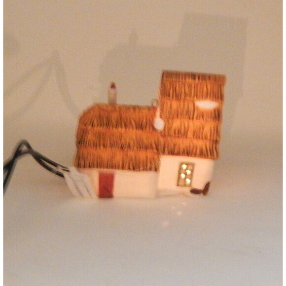 Department 56 Dept Dickens Bob Cratchet & Tiny Tim Cottage Lighted Ornament - Picture 7 of 11